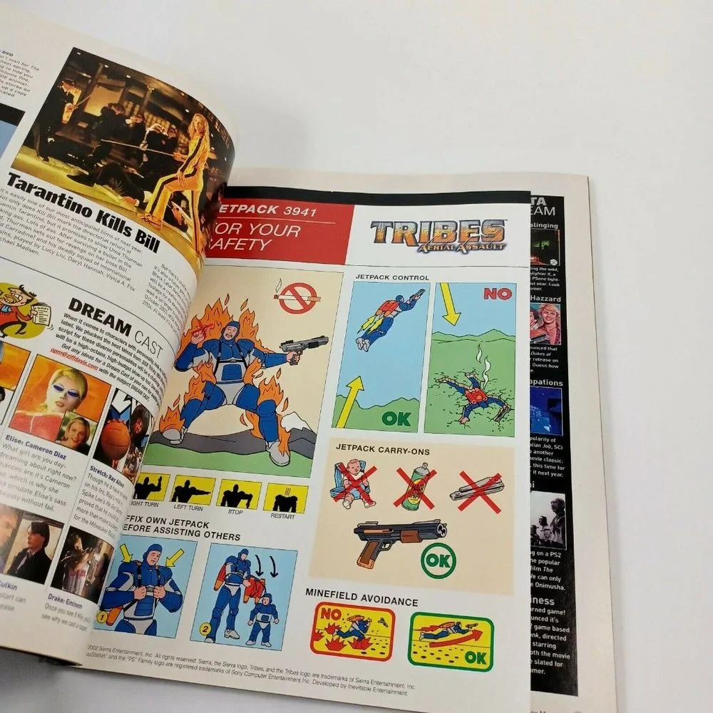 PlayStation Magazine Shinobi 02' Issue 63 *NO DEMO DISC *MINOR WEAR